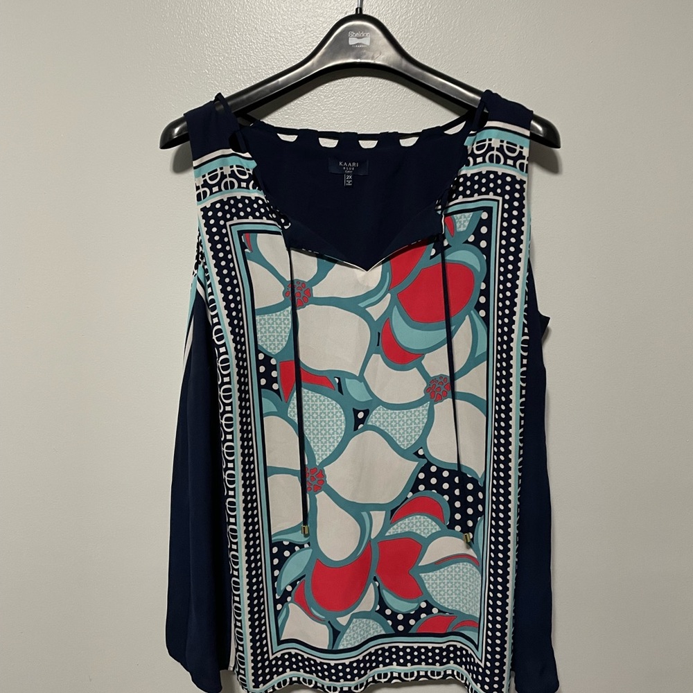 New Kaari Blue Plus Size Top!